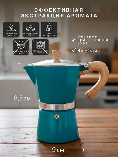 Гейзерная кофеварка Homa GZK-03-300