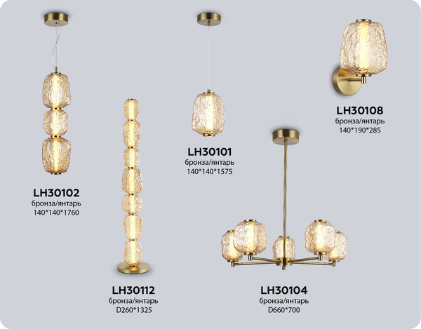 Потолочный светильник Ambrella LH30101 SB/TI