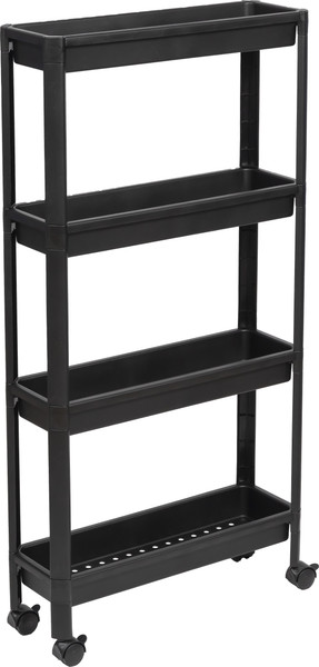 Этажерка Violet Vikea узкая 4-х ярусная на колесах / 782407 - фото