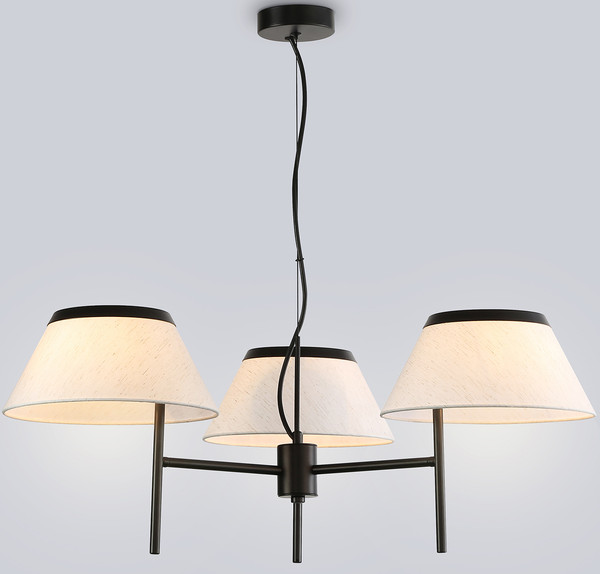 Люстра Ambrella LH72451/3 BK/WH - фото