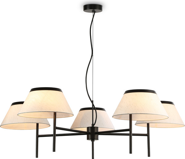 Люстра Ambrella LH72453/5 BK/WH