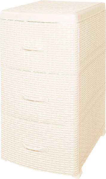 Комод пластиковый Violet Ротанг / 35626 - фото