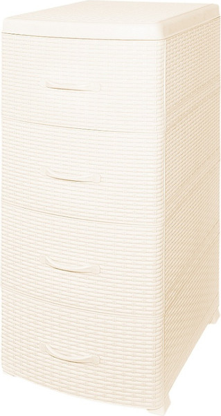 Комод пластиковый Violet Ротанг / 35726 - фото