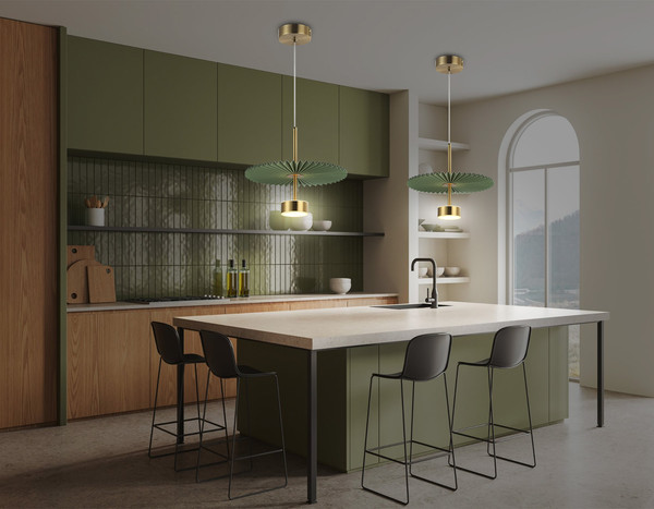 Потолочный светильник Ambrella LH72609 BK/GR