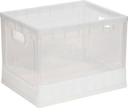 Ящик для хранения Violet На колесах с крышкой / 911500 - фото