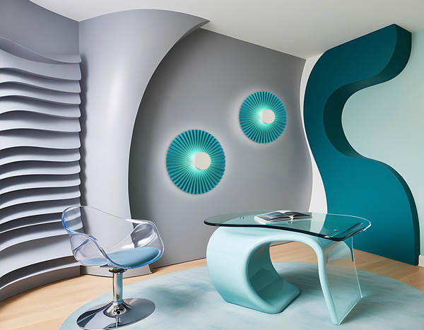 Светильник Ambrella LH72651 WH/GR