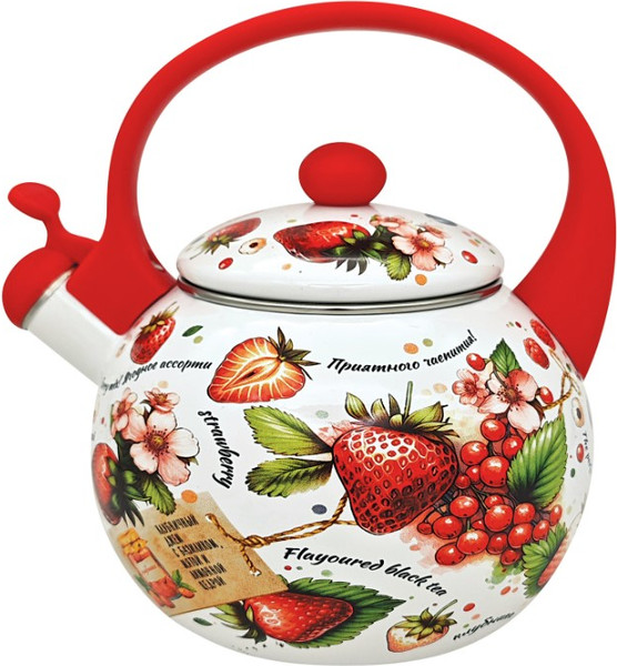 Чайник со свистком Appetite Ягодный микс FT7-BM - фото