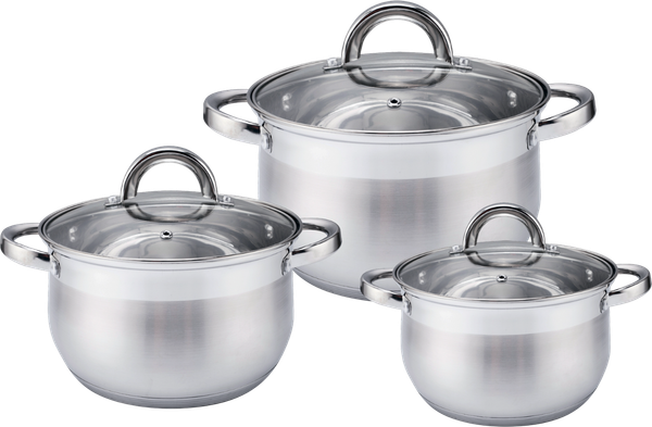 Набор кастрюль Appetite Bella LK19SET1 - фото