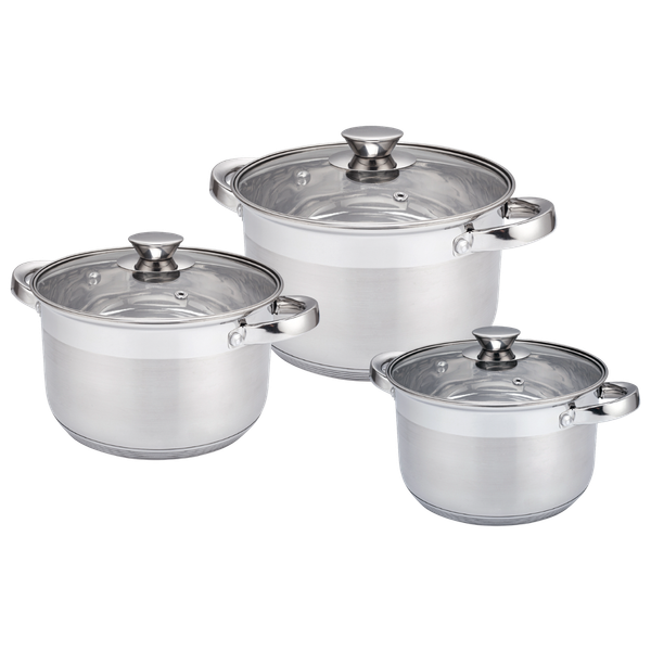 Набор кастрюль Appetite Silver WT20SET1 - фото