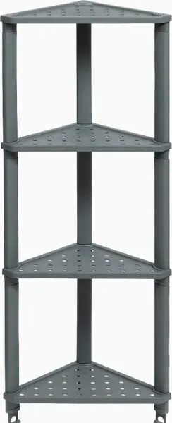 Полка для ванной Violet Vikea угловая подвесная 4-х ярусная / 787418 - фото