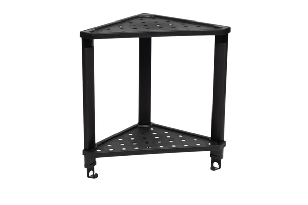 Полка для ванной Violet Vikea угловая подвесная 2-х ярусная / 787207 - фото