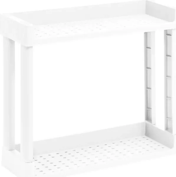 Полка для ванной Violet Vikea навесная 2-х ярусная / 789206 - фото