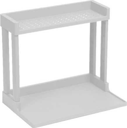 Подставка настольная для кухни Violet Vikea 2-х ярусная / 788106 - фото