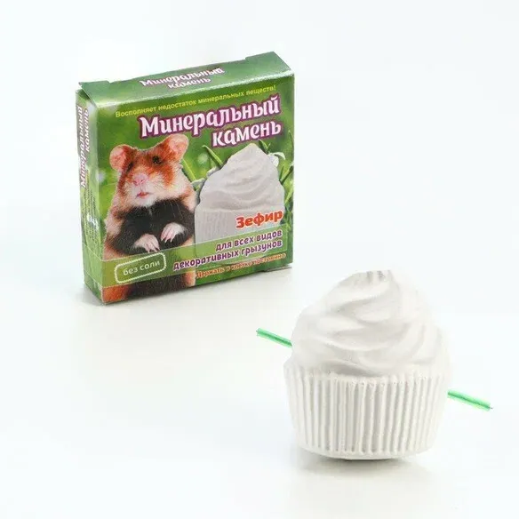 Минеральный камень для грызунов Мышильд Зефир
