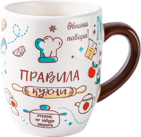 Кружка Appetite Правила кухни ZFC331-11 - фото