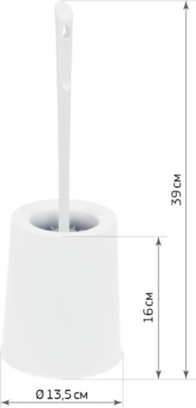 Ершик для унитаза Idea Нано / М 5035