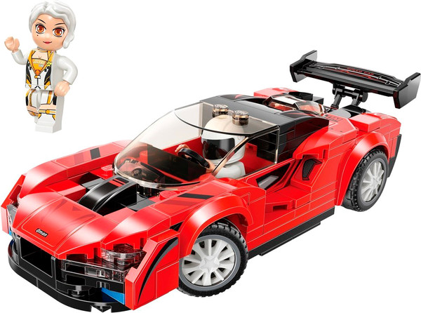 Конструктор инерционный Qman Гоночная машина / 14012q