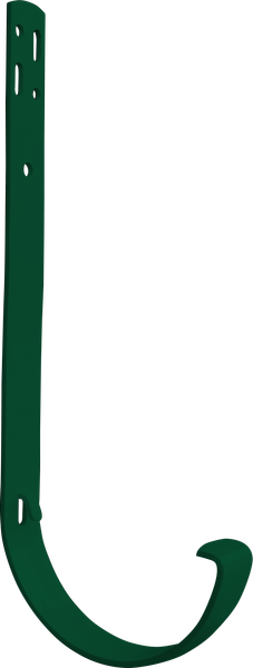 Кронштейн желоба Grand Line Классика Полоса ПВХ 120 металлический RAL 6005 - фото