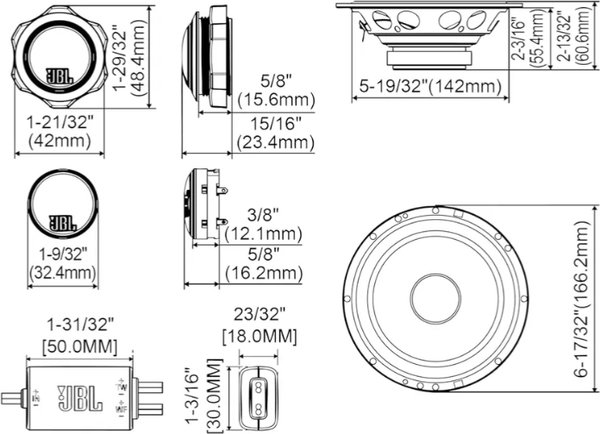 Компонентная АС JBL STAGE2 65C