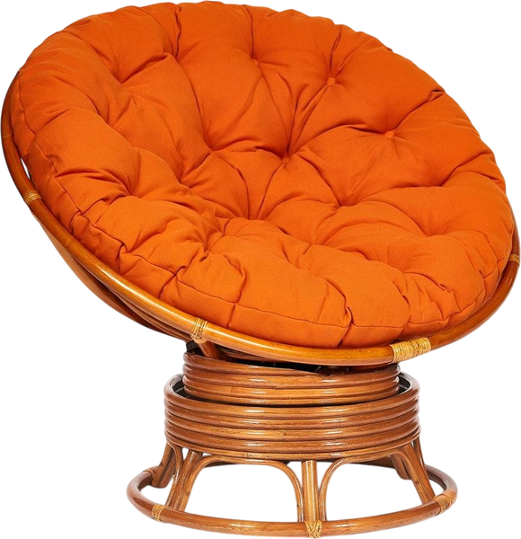 Кресло-качалка Tetchair Papasan 23/01 B с подушкой - фото