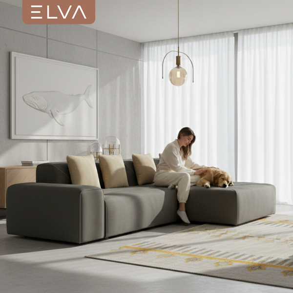 Диван угловой ELVA Порту А4Л-Т2С-К8П правый