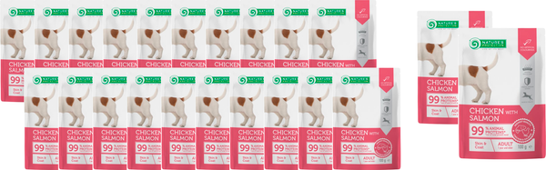 Влажный корм для собак Nature's Protection Skin and Coat Dog Adult с курицей, лососем / NPUPF63660 - фото