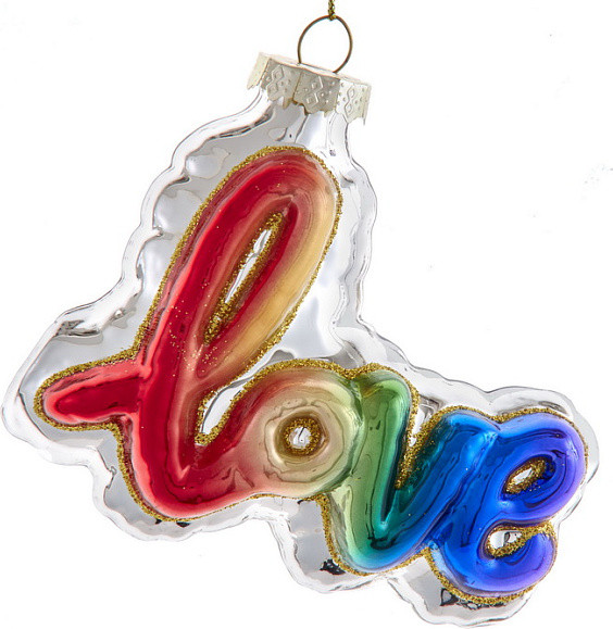 Елочная игрушка Kurt S. Adler Christmas 2025 Love / T3880 - фото