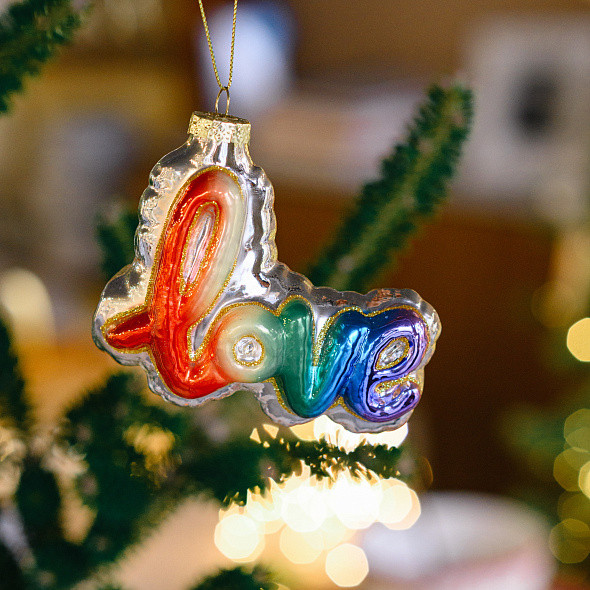 Елочная игрушка Kurt S. Adler Christmas 2025 Love / T3880