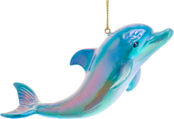Елочная игрушка Kurt S. Adler Christmas 2025 Акула/Дельфин / E1083 - фото