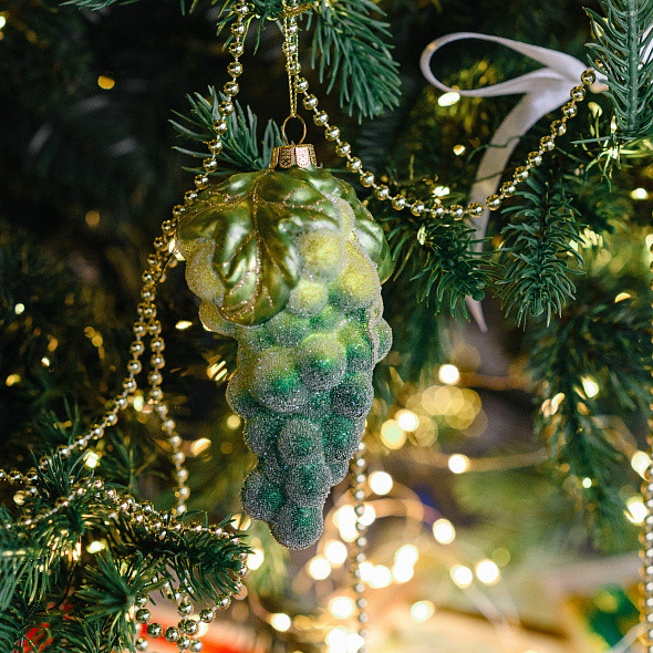 Елочная игрушка Kurt S. Adler Christmas 2025 Виноград / C6396