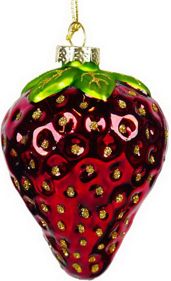 Елочная игрушка Kurt S. Adler Kurt Christmas 2025 Клубника / ZCI4235 - фото
