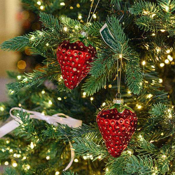 Елочная игрушка Kurt S. Adler Kurt Christmas 2025 Клубника / ZCI4235