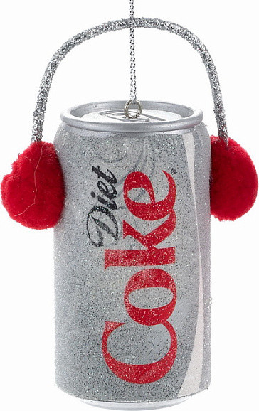 Елочная игрушка Kurt S. Adler Christmas 2025 Кока-кола Diet в наушниках / CC1103_1 - фото