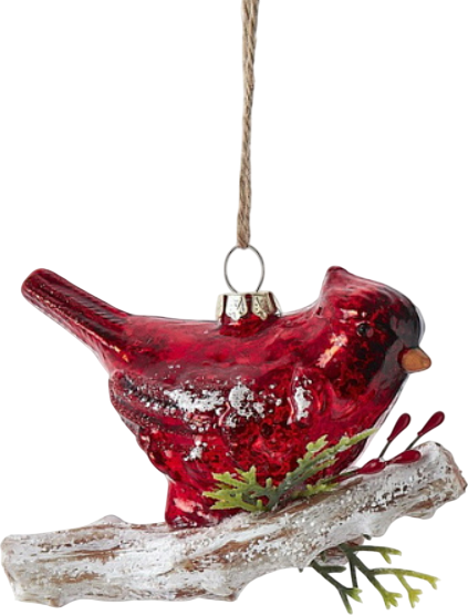 Елочная игрушка Kurt S. Adler Kurt Christmas 2025 Красный кардинал / T3674 - фото