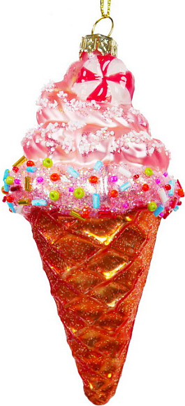 Елочная игрушка Kurt S. Adler Christmas 2025 Мороженое / ZCI4233 - фото