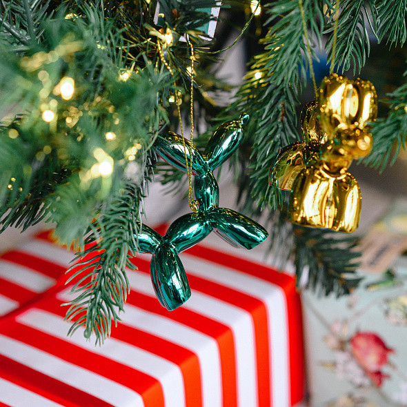 Елочная игрушка Kurt S. Adler Christmas 2025 Надувная собака / ZCIKA2515