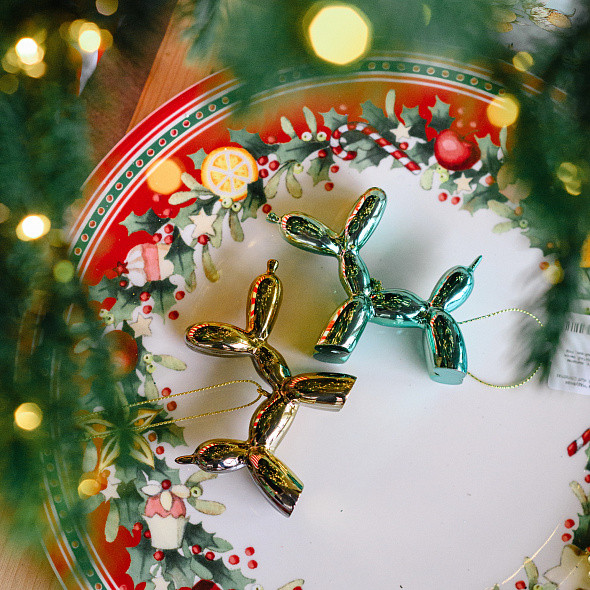 Елочная игрушка Kurt S. Adler Christmas 2025 Надувная собака / ZCIKA2514