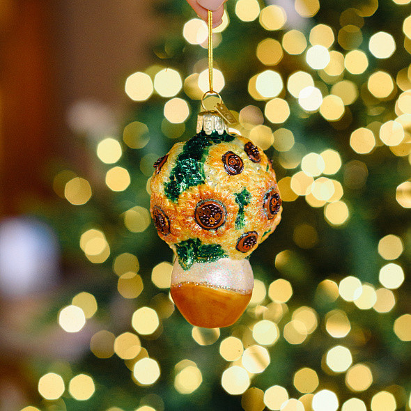 Елочная игрушка Kurt S. Adler Christmas 2025 Подсолнухи / NB1844