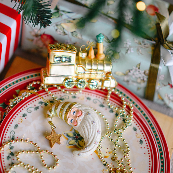 Елочная игрушка Kurt S. Adler Christmas 2025 Санта / D4676