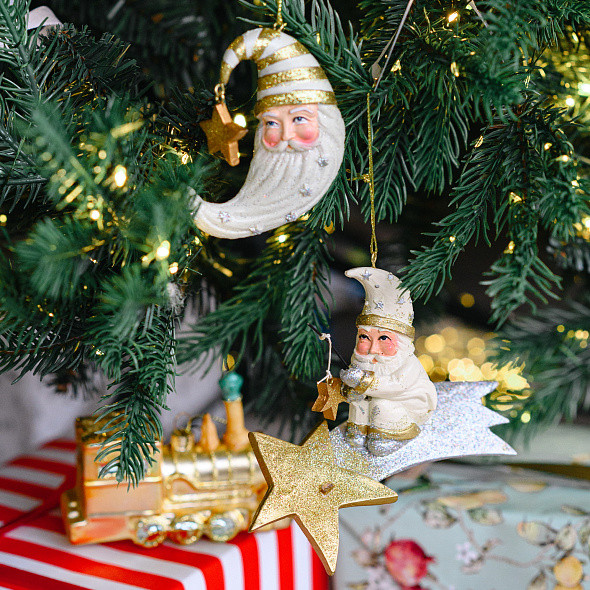 Елочная игрушка Kurt S. Adler Christmas 2025 Санта / D4678