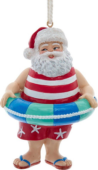 Елочная игрушка Kurt S. Adler Christmas 2025 Санта / D4685 - фото