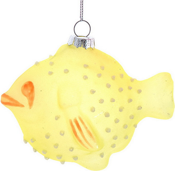 Елочная игрушка Kurt S. Adler Christmas 2025 Светящаяся Рыба / D4658_1 - фото