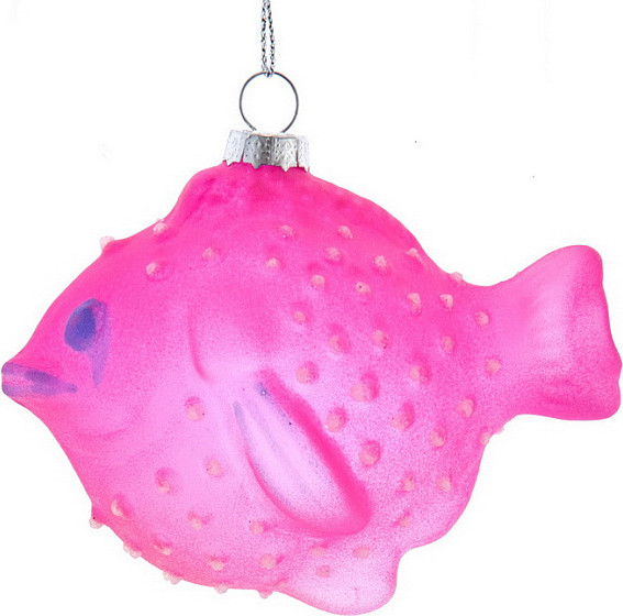 Елочная игрушка Kurt S. Adler Christmas 2025 Светящаяся Рыба / D4658_2 - фото