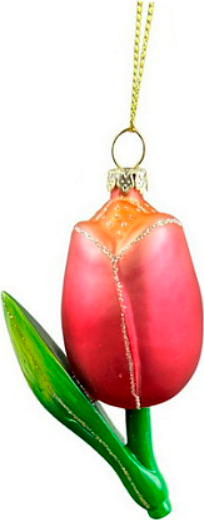 Елочная игрушка Kurt S. Adler Christmas 2025 Тюльпан / ZCI25217 - фото