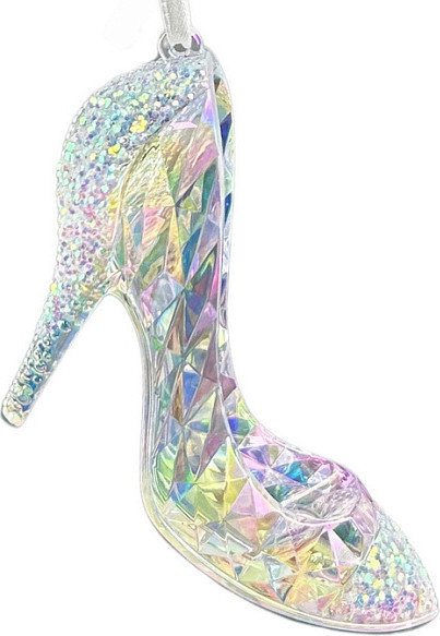Елочная игрушка Kurt S. Adler Christmas 2025 Хрустальная туфелька / ZCI25308 - фото
