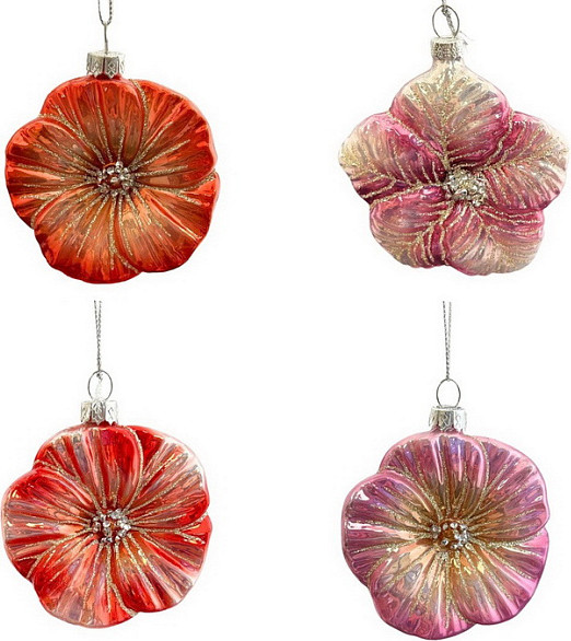 Елочная игрушка Kurt S. Adler Christmas 2025 Цветок / ZCI25219