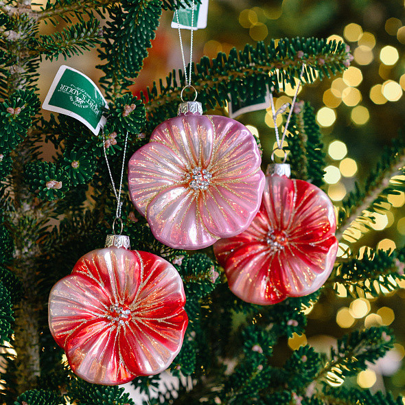 Елочная игрушка Kurt S. Adler Christmas 2025 Цветок / ZCI25219