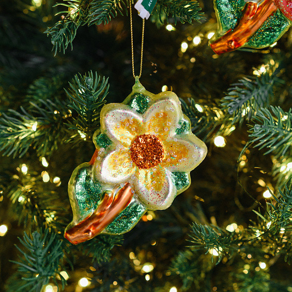 Елочная игрушка Kurt S. Adler Christmas 2025 Цветок / ZCI25222