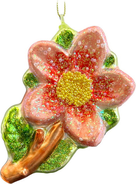 Елочная игрушка Kurt S. Adler Christmas 2025 Цветок / ZCI25224 - фото