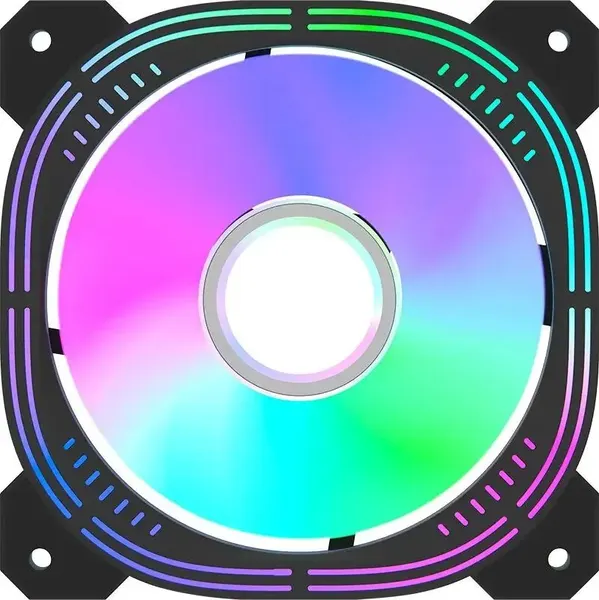 Вентилятор для корпуса Formula Nulight 12BK FR RGB - фото